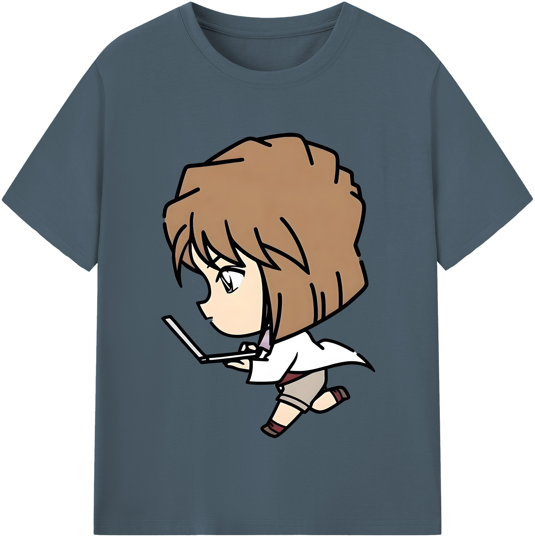 （画像用） 名探偵コナン 灰原 哀 はいばら あい Detective Conan Anita Hailey、Vi Graythorn Haibara Ai 綿100％半袖Tシャツ（フロントプリント）